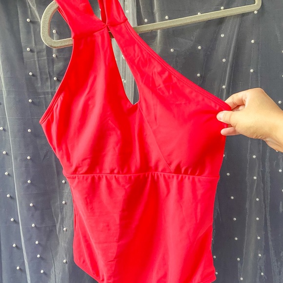 HALCURT NWT PINK/RED One Piece Swimsuit Size M - Picture 1 of 4